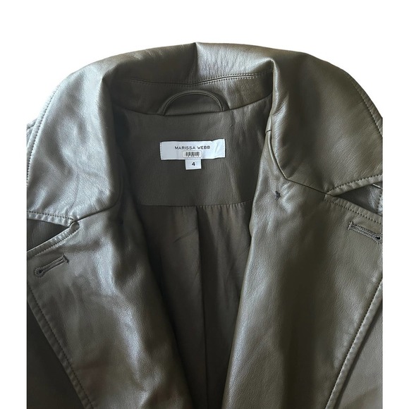Marissa Webb Olive Trench Coat - Picture 9 of 11